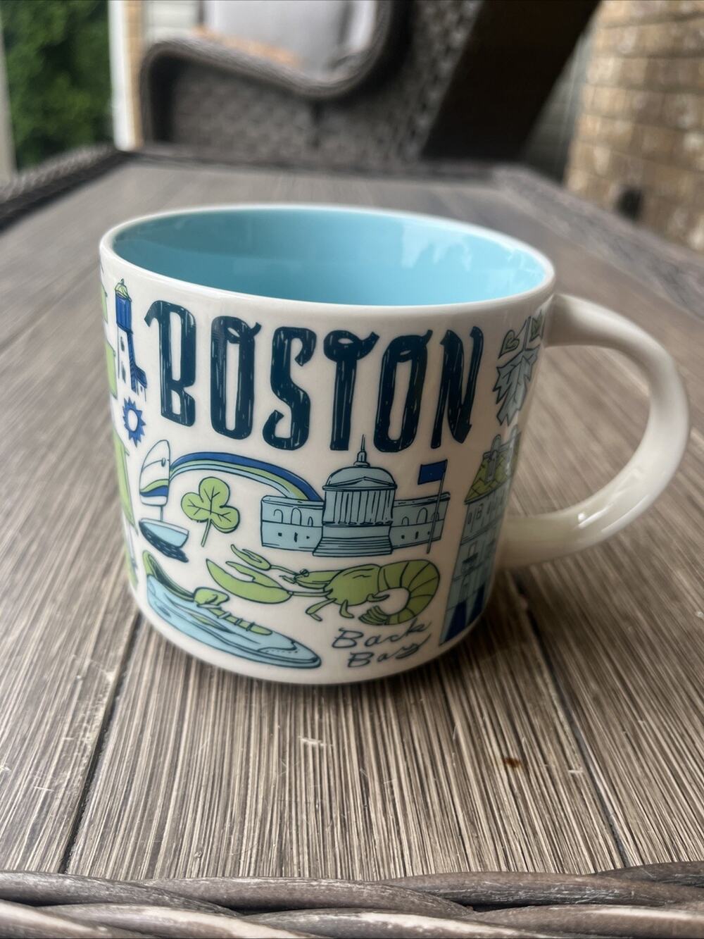 Starbucks Coffee Mug Been There Series BOSTON 14oz Cup